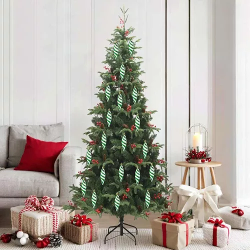  Karácsonyfa díszítés 40 pcs Zöld