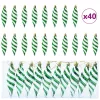  Karácsonyfa díszítés 40 pcs Zöld