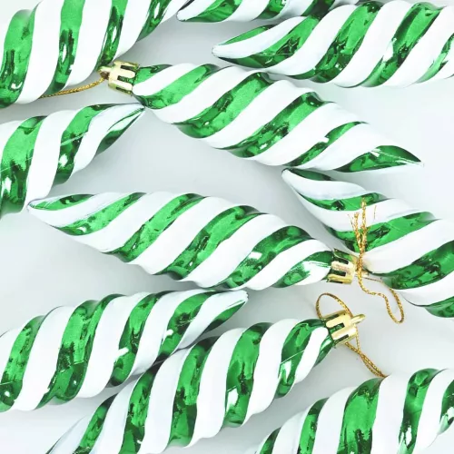  Karácsonyfa díszítés 40 pcs Zöld