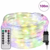  Kötél világítás 2400 LED-del Sokszínű 100 m PVC