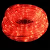  Kötél világítás 2400 LED-del Piros 100 m PVC