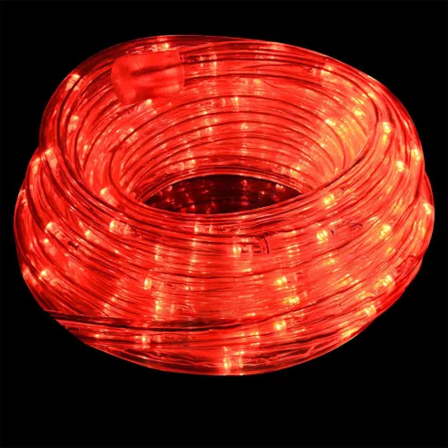  Kötél világítás 2400 LED-del Piros 100 m PVC