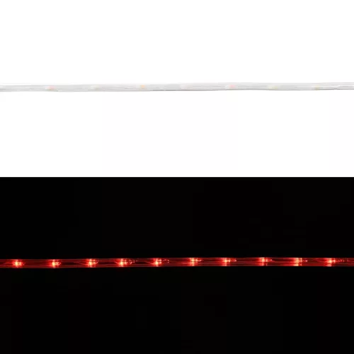  Kötél világítás 2400 LED-del Piros 100 m PVC