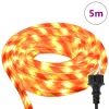  Kötél világítás 120 LED-del Meleg fehér 5 m PVC