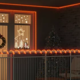  Kötél világítás 1200 LED-del Meleg fehér 50 m PVC