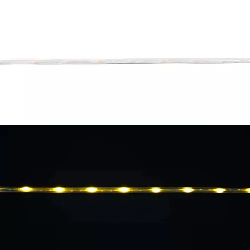  Kötél világítás 240 LED-del Meleg fehér 10 m PVC