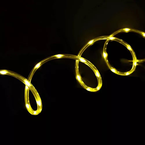  Kötél világítás 240 LED-del Meleg fehér 10 m PVC