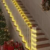  Kötél világítás 1200 LED-del Meleg fehér 50 m PVC