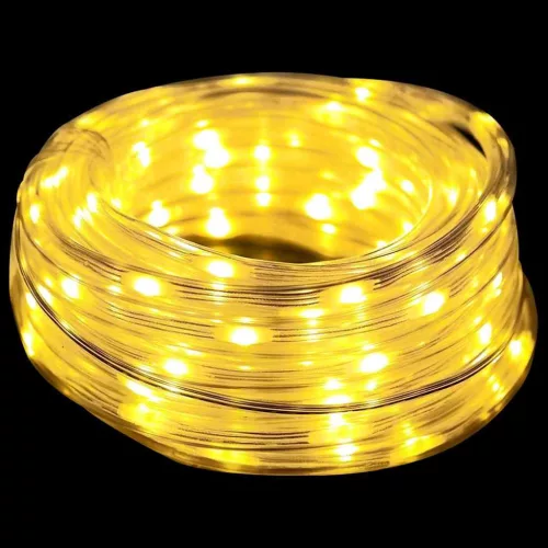  Kötél világítás 1200 LED-del Meleg fehér 50 m PVC