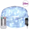  Kötél világítás 480 LED-del Hideg Fehér 20 m PVC