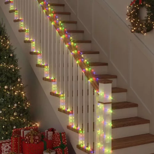  Kötél világítás 1200 LED-del Sokszínű 50 m PVC