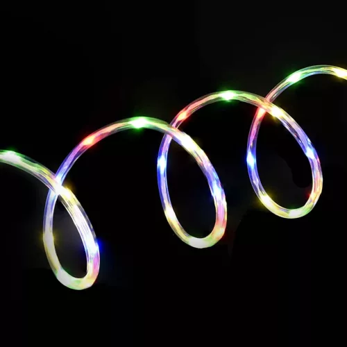  Kötél világítás 1200 LED-del Sokszínű 50 m PVC