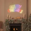  Karácsonyi tábla 240 LED-del Sokszínű 100 x 50 cm PVC