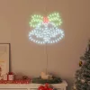 Karácsonyi Harang 144 LED-del Sokszínű 56 x 46 cm PVC