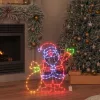  Mikulás Fény 168 LED-del Sokszínű 58.5 x 60 x 1.3 cm Vas