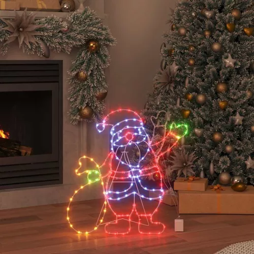  Mikulás Fény 168 LED-del Sokszínű 58.5 x 60 x 1.3 cm Vas