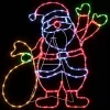  Mikulás Fény 168 LED-del Sokszínű 58.5 x 60 x 1.3 cm Vas