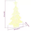  Karácsonyfa 100 LED-del Meleg fehér 120 cm Akril