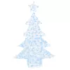  Karácsonyfa 100 LED-del Hideg feher 120 cm Akril
