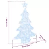  Karácsonyfa 100 LED-del Hideg feher 120 cm Akril