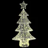 Karácsonyfa 160 LED-del Meleg fehér 150 cm Akril