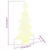  Karácsonyfa 160 LED-del Meleg fehér 150 cm Akril