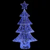  Karácsonyfa 160 LED-del Kék 150 cm Akril