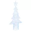  Karácsonyfa 240 LED-del Hideg feher 180 cm Akril