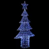  Karácsonyfa 240 LED-del Kék 180 cm Akril