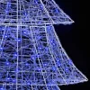  Karácsonyfa 240 LED-del Kék 180 cm Akril