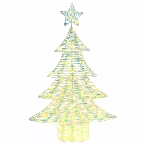  Karácsonyfa 120 LED-del Meleg fehér 120 cm PET