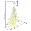  Karácsonyfa 120 LED-del Meleg fehér 120 cm PET