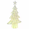  Karácsonyfa 160 LED-del Meleg fehér 150 cm PET