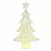  Karácsonyfa 160 LED-del Meleg fehér 150 cm PET