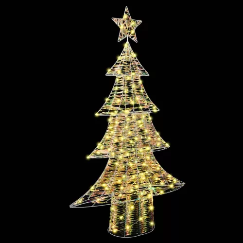  Karácsonyfa 160 LED-del Meleg fehér 150 cm PET