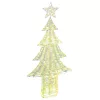  Karácsonyfa 240 LED-del Meleg fehér 180 cm PET