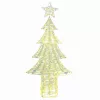  Karácsonyfa 240 LED-del Meleg fehér 180 cm PET