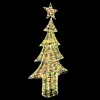 Karácsonyfa 240 LED-del Meleg fehér 180 cm PET