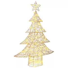  Karácsonyfa 120 LED-del Meleg fehér 120 cm PET