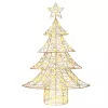  Karácsonyfa 120 LED-del Meleg fehér 120 cm PET