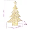  Karácsonyfa 120 LED-del Meleg fehér 120 cm PET