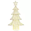  Karácsonyfa 160 LED-del Meleg fehér 150 cm PET