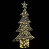  Karácsonyfa 160 LED-del Meleg fehér 150 cm PET