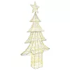  Karácsonyfa 240 LED-del Meleg fehér 180 cm PET