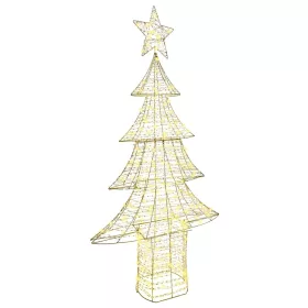 Karácsonyfa 240 LED-del Meleg fehér 180 cm PET
