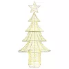  Karácsonyfa 240 LED-del Meleg fehér 180 cm PET