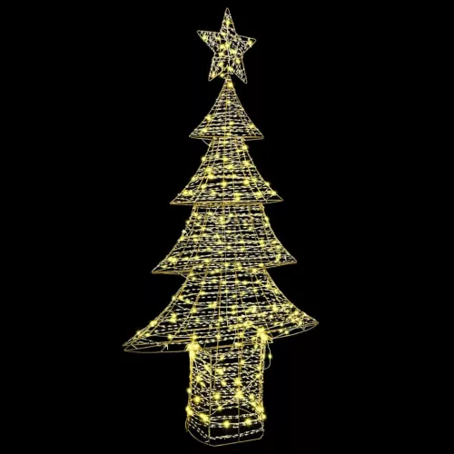  Karácsonyfa 240 LED-del Meleg fehér 180 cm PET