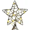  Karácsonyfa 160 LED-del Meleg fehér 150 cm Rattan