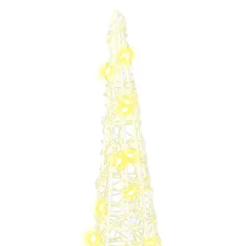  Karácsonyfa 3 pcs Meleg fehér 40 cm 60 cm 80 cm Akril