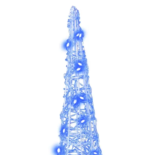  Karácsonyfa 90 LED-del 3 pcs Kék 40 cm 60 cm 80 cm Akril